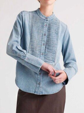 Quince Tuxedo Denim Shirt